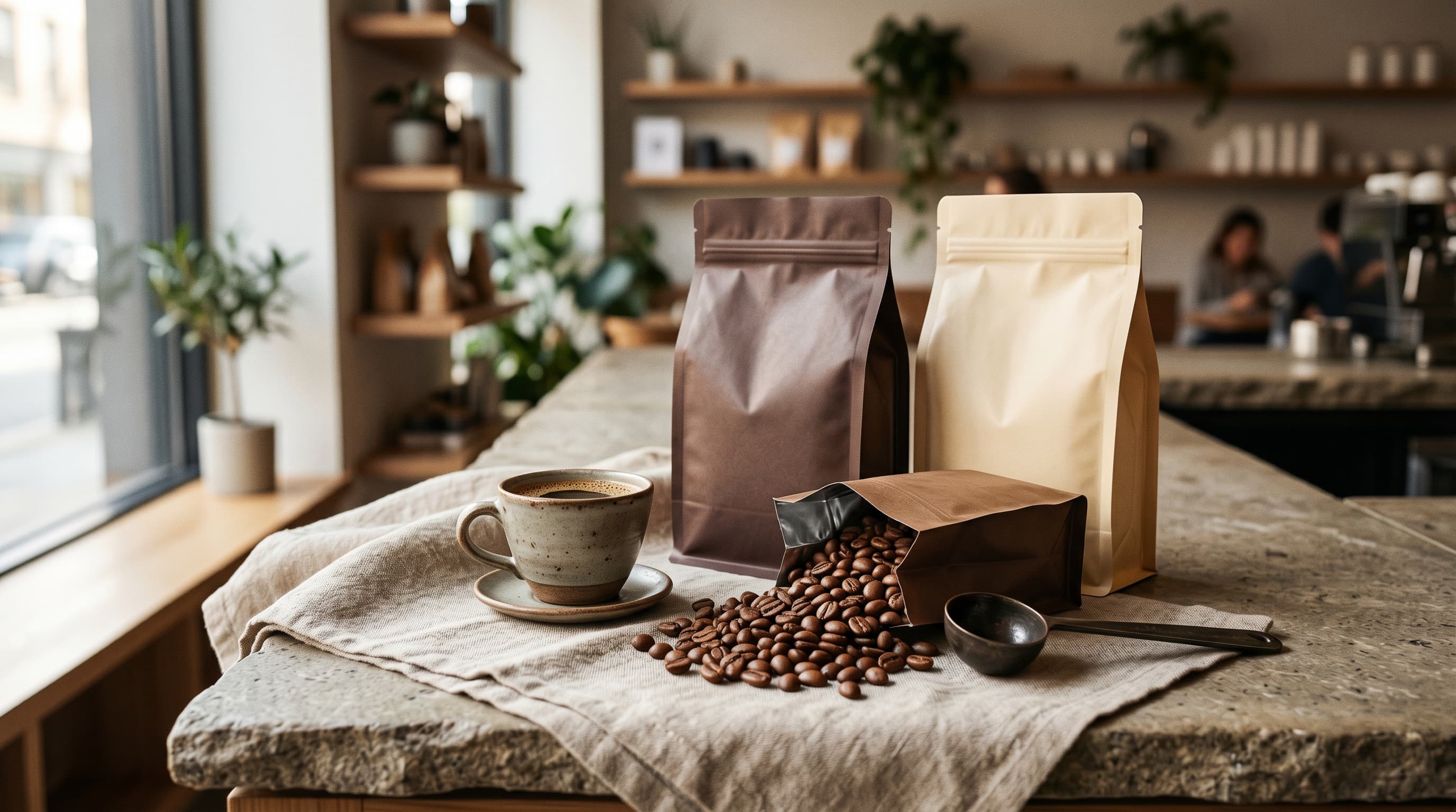 Pastelería laminada saliendo de cocina