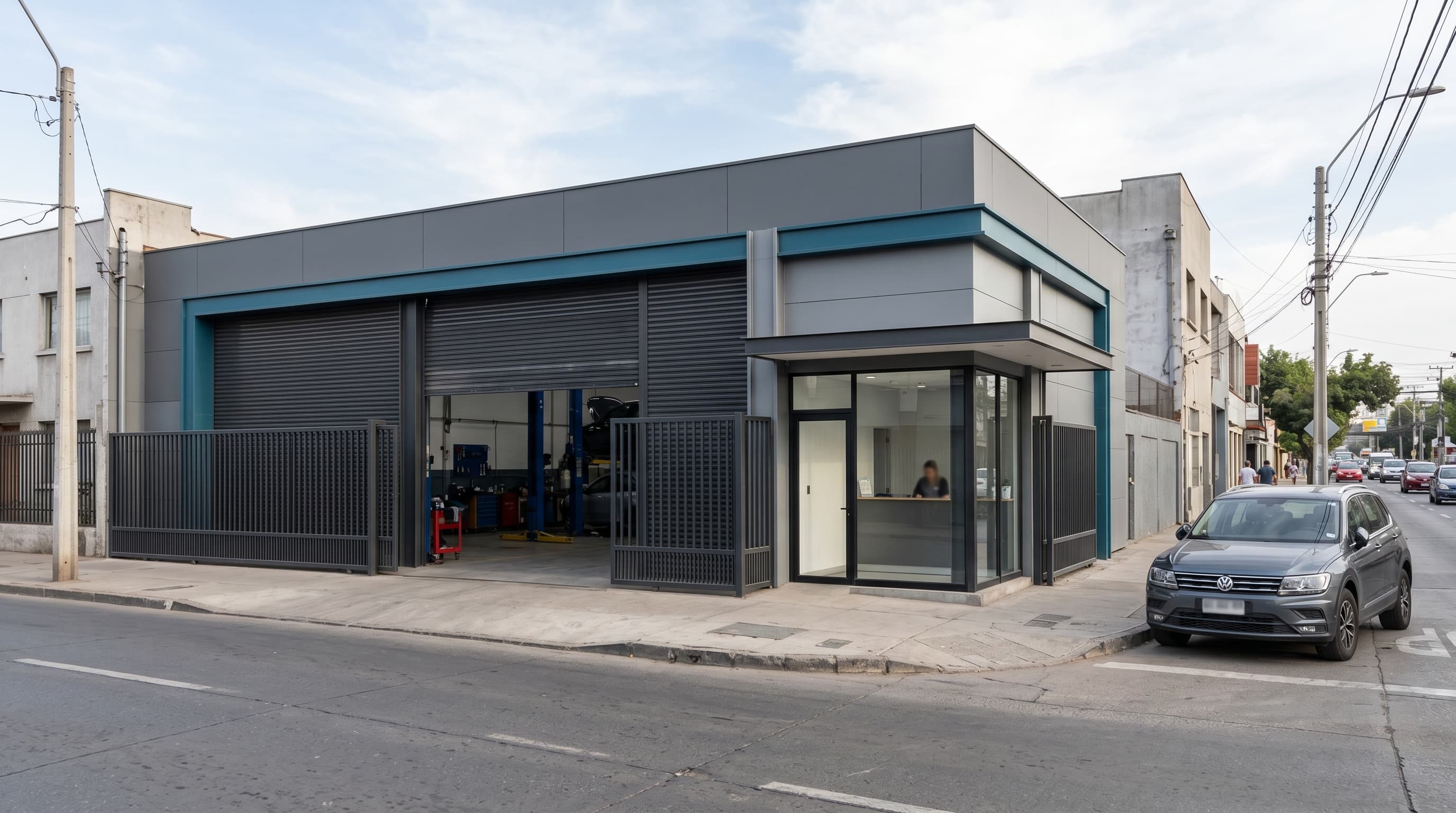 Slot para mapa o fachada del taller Ruta Motor